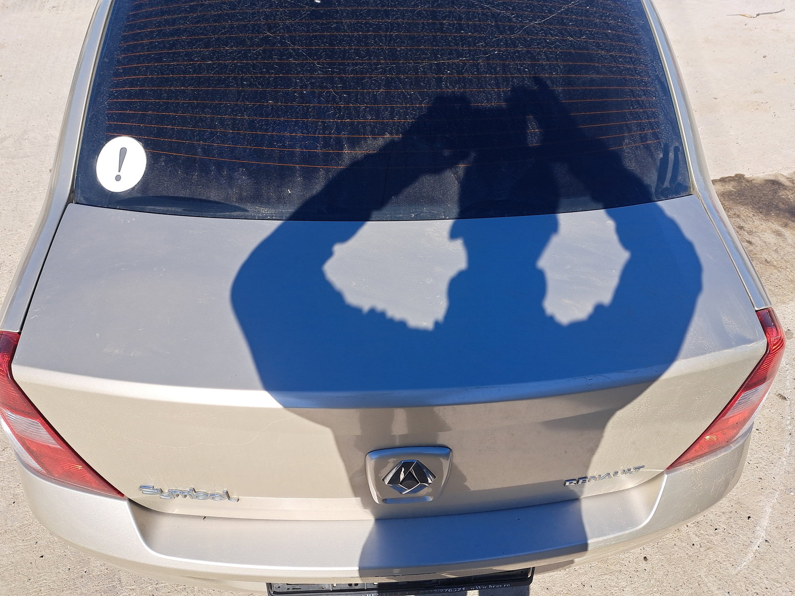 Haion Renault Symbol / Thalia [Fabr 1998-2007] Berlina Galben - imagine 3