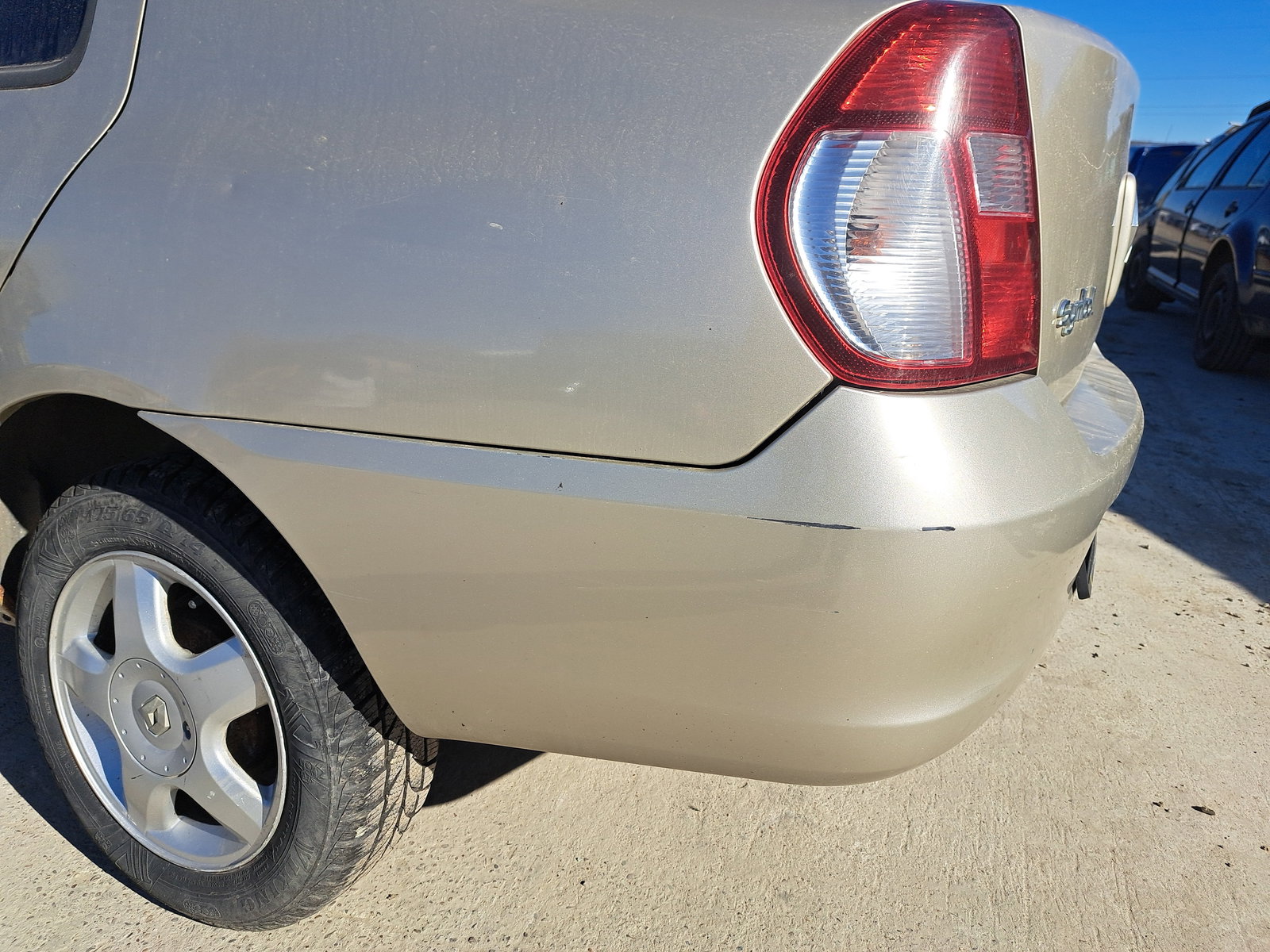 Bara spate Renault Symbol / Thalia [Fabr 1998-2007] Berlina Galben - imagine 3