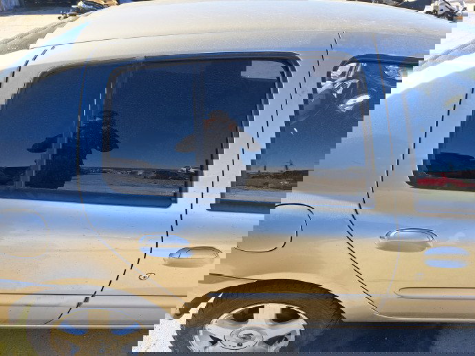 Usa dreapta spate Renault Symbol / Thalia [Fabr 1998-2007] Berlina Galben