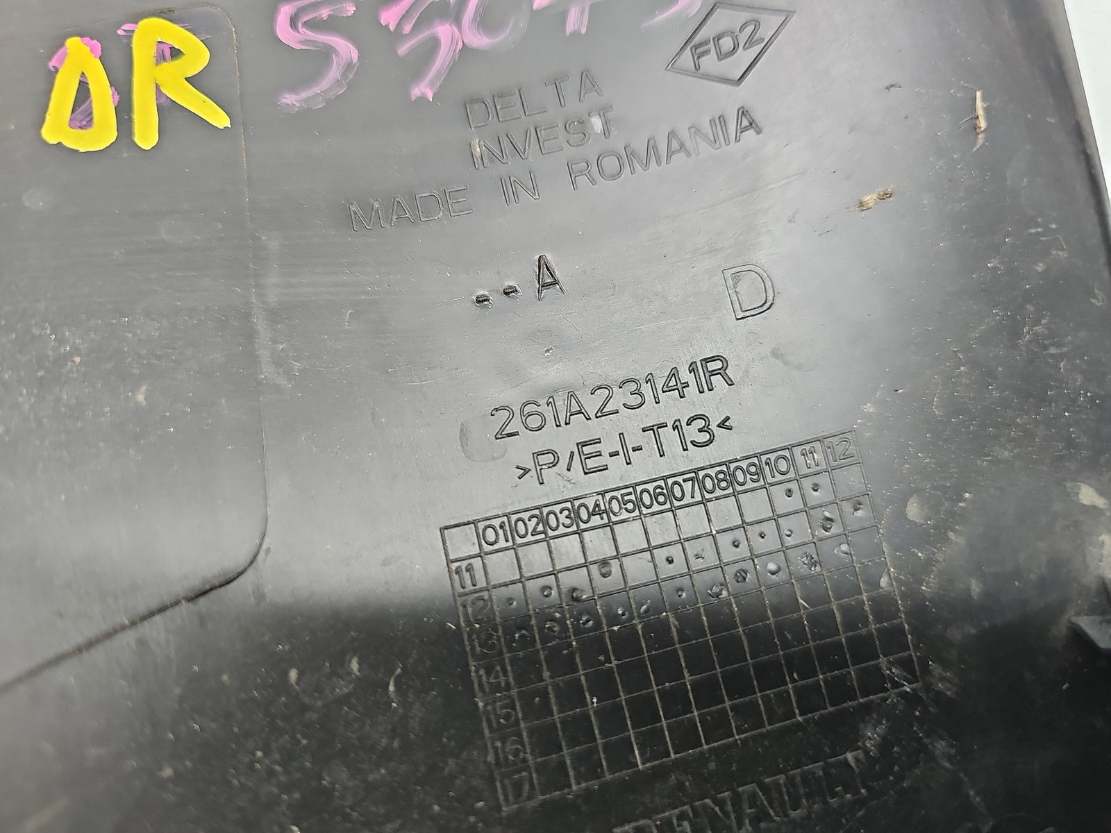 Grila proiector dreapta Dacia Logan MCV 2 [Fabr 2013-2022] Break 216A23141R - imagine 4