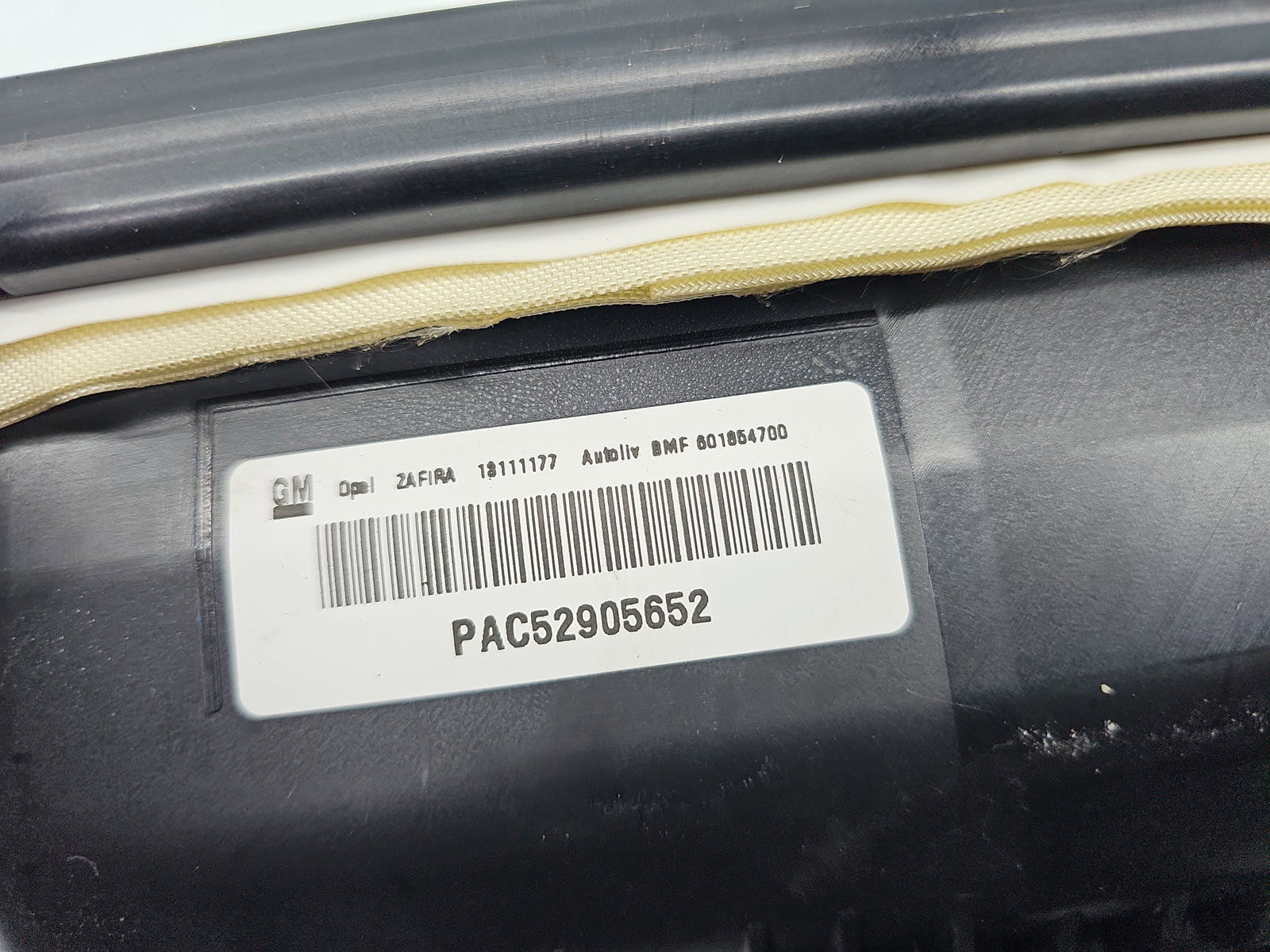 Airbag pasager Opel Zafira B (A05) [Fabr 2006-2011] 13111177 - imagine 5