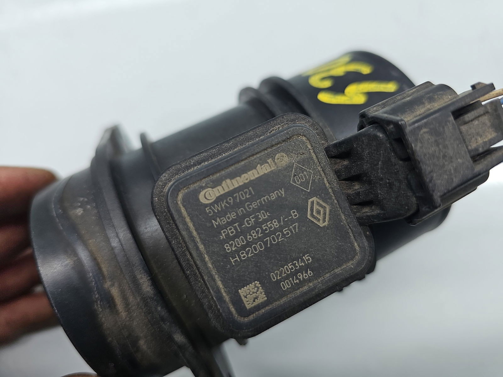 Debitmetru aer Renault Megane 3 [Fabr 2008-2015] 8200702517 1.5 dCi K9K792 66KW / 90CP - imagine 2