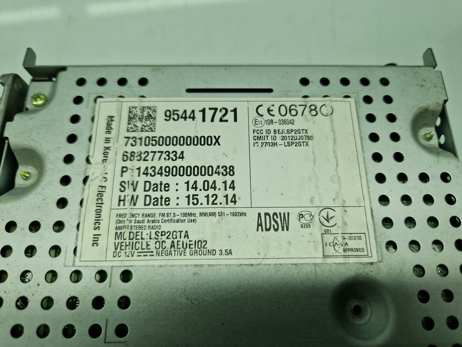 Unitate navigatie Opel Corsa E [Fabr 2014-prezent] 95441721 - imagine 6