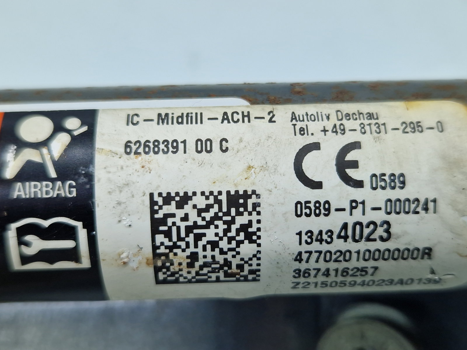 Airbag cortina dreapta Opel Corsa E [Fabr 2014-prezent] 626839100C - imagine 5