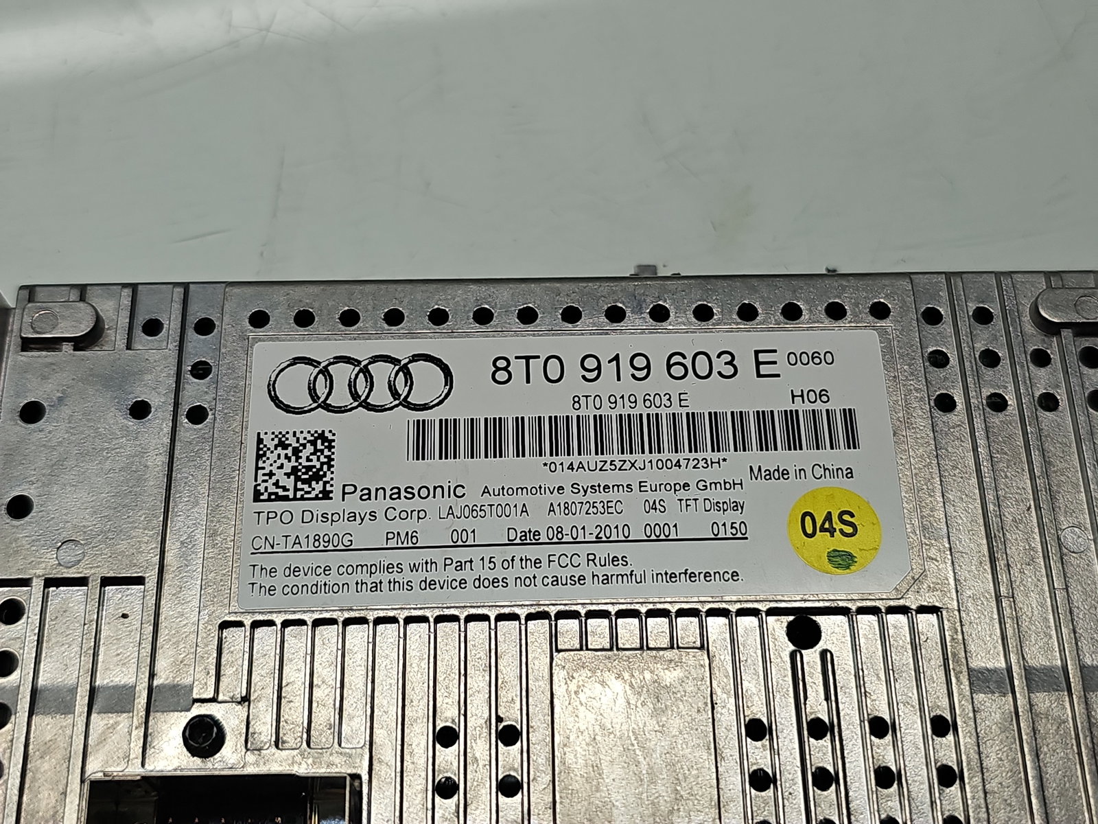 Display bord AUDI A5 Cabriolet (8F7) [Fabr 2009-2015] 8T0919603E - imagine 5