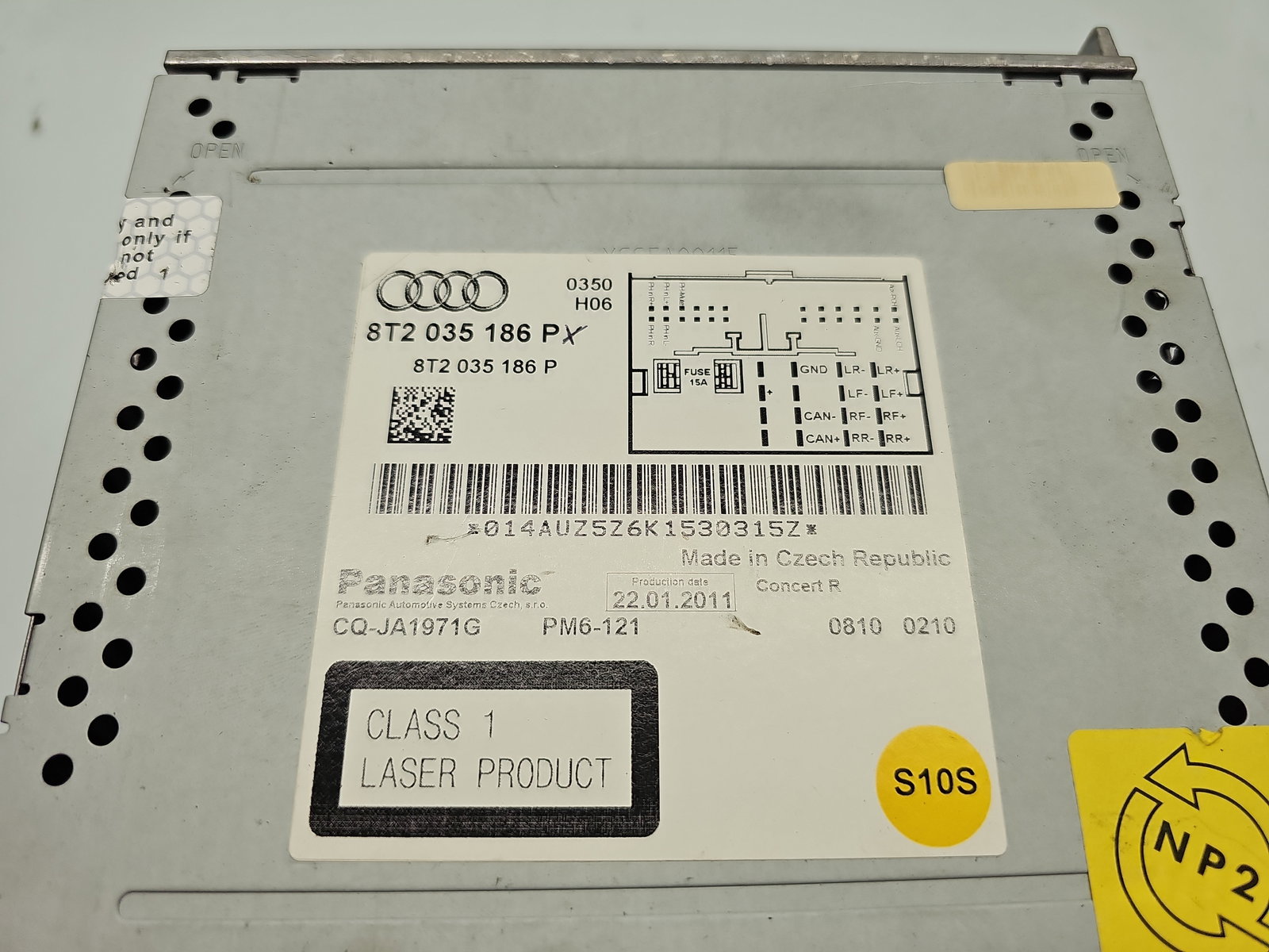 Radio CD AUDI A5 Cabriolet (8F7) [Fabr 2009-2015] 8T2035186P - imagine 5