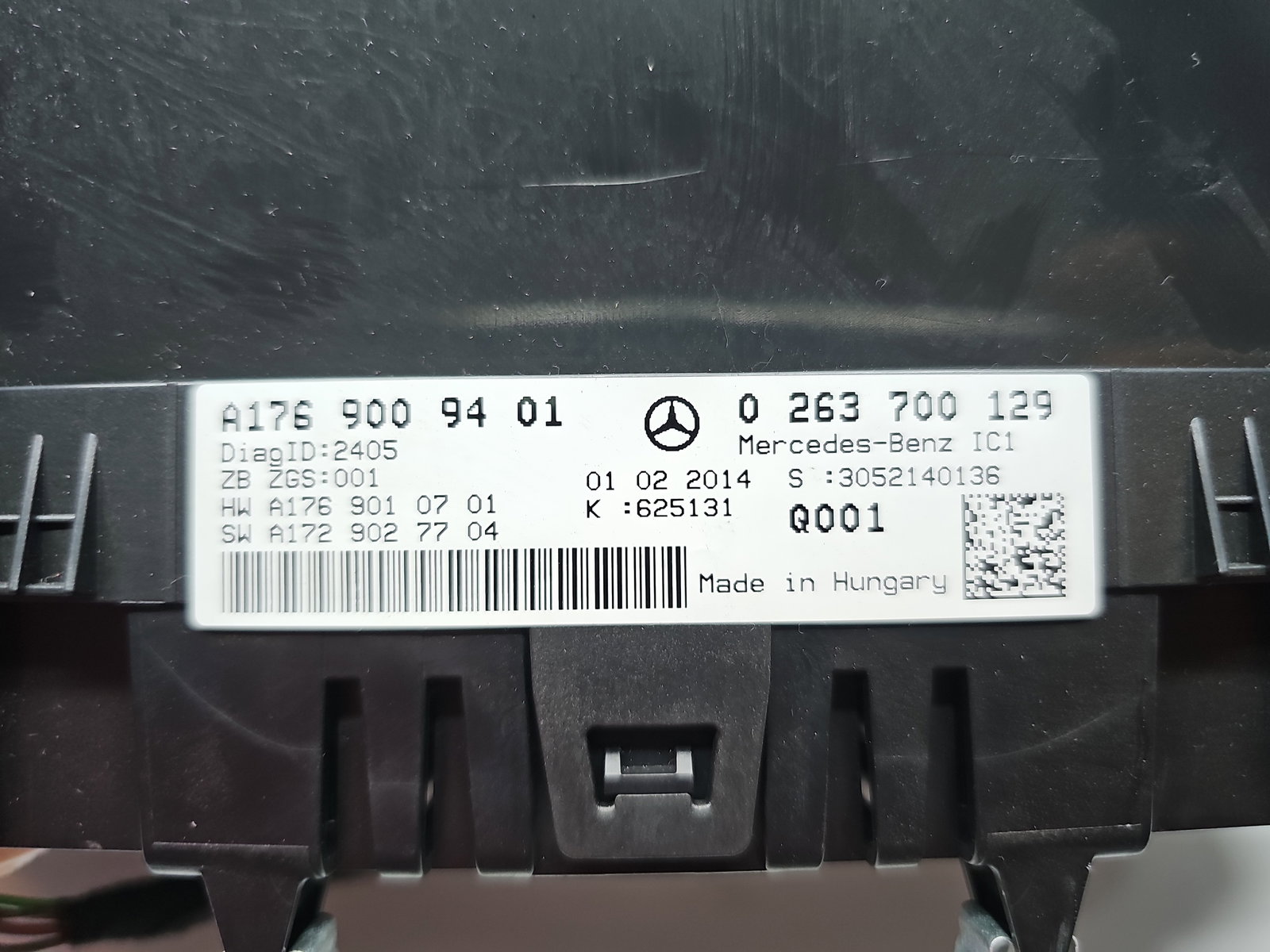 Ceas bord Mercedes Clasa A (W176) [Fabr 2012-2018] A1769009401 - imagine 6