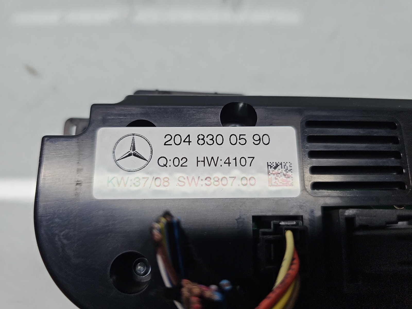 Panou comanda clima Mercedes Clasa C (W204) [Fabr 2007-2014] 2048300590 - imagine 5