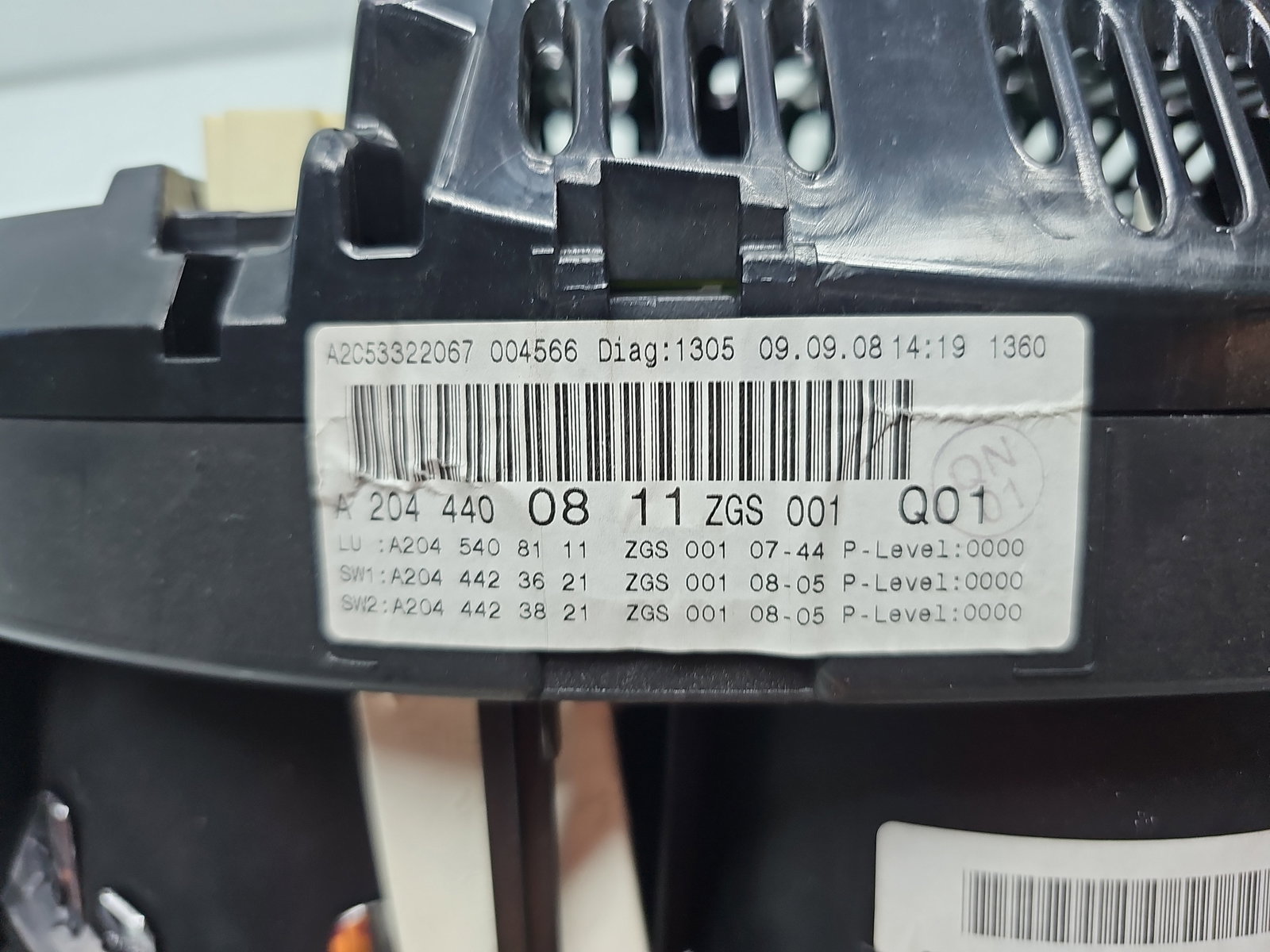 Ceas bord Mercedes Clasa C (W204) [Fabr 2007-2014] A2044400111 - imagine 6