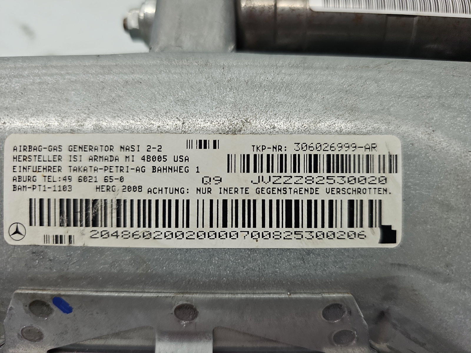 Airbag genunchi Mercedes Clasa C (W204) [Fabr 2007-2014] 306026999-AR - imagine 5