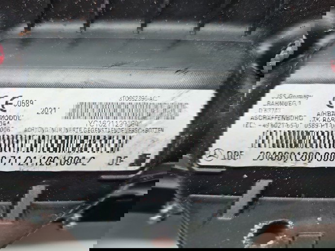 Airbag pasager Mercedes Clasa C (W204) [Fabr 2007-2014] 2048601200