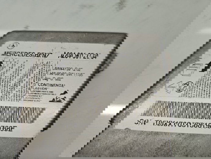 Calculator airbag Mercedes Clasa C (W204) [Fabr 2007-2014] A2049012704 2.2 CDI 646811 125KW / 170CP