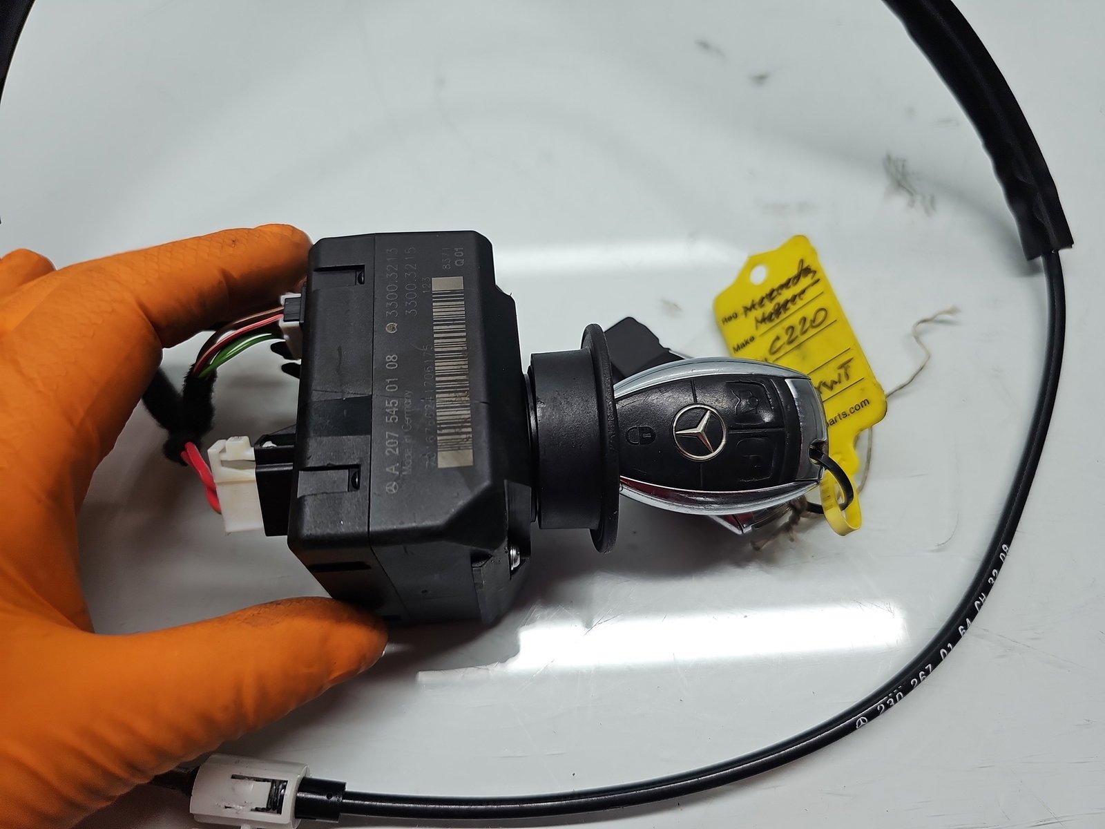 Contact cu cheie Mercedes Clasa C (W204) [Fabr 2007-2014] A2075450108 2.2 CDI 646811 125KW / 170CP - imagine 3