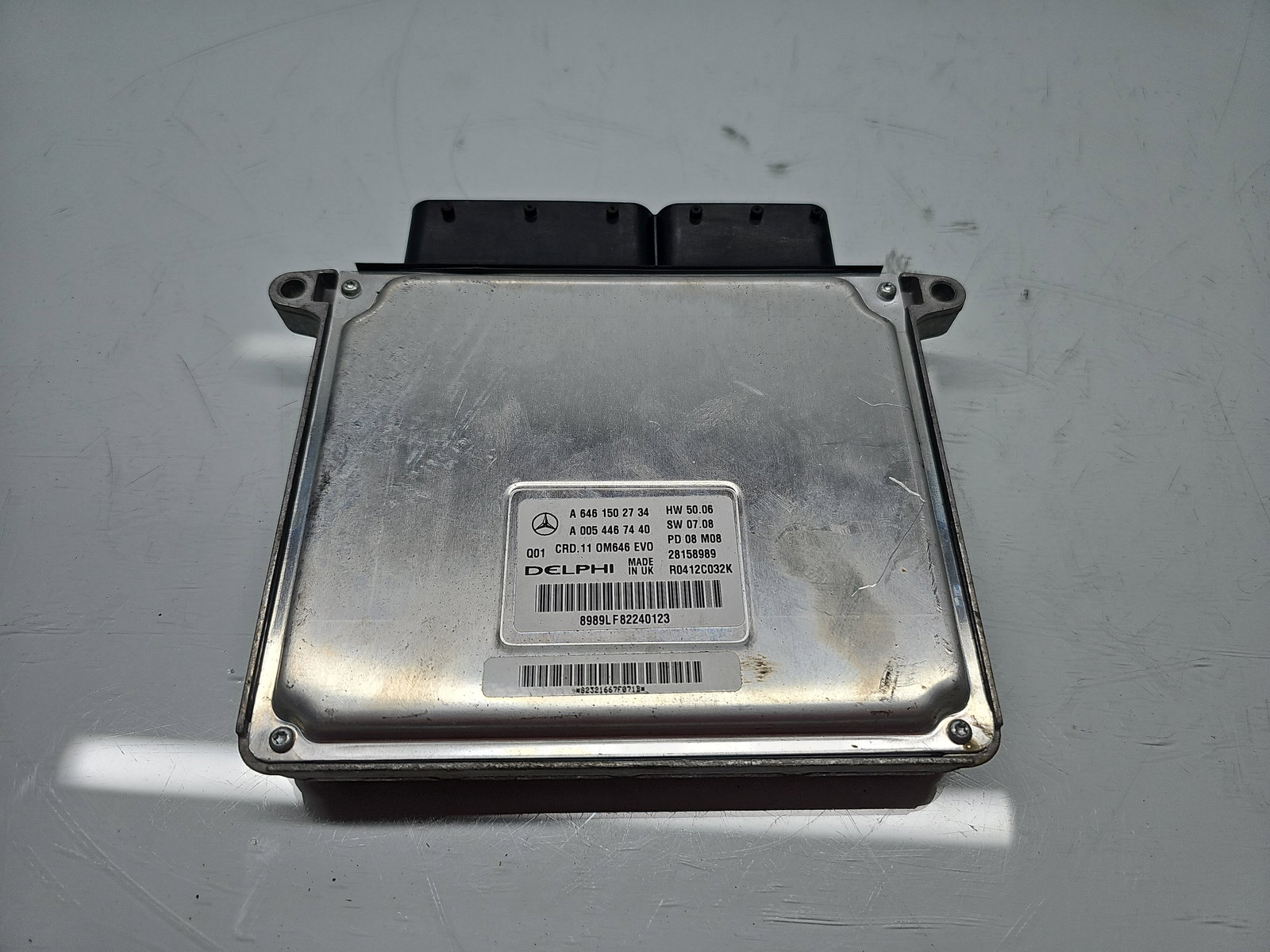 Calculator motor ECU Mercedes Clasa C (W204) [Fabr 2007-2014] A6461502734 2.2 CDI 646811 125KW / 170CP - imagine 1