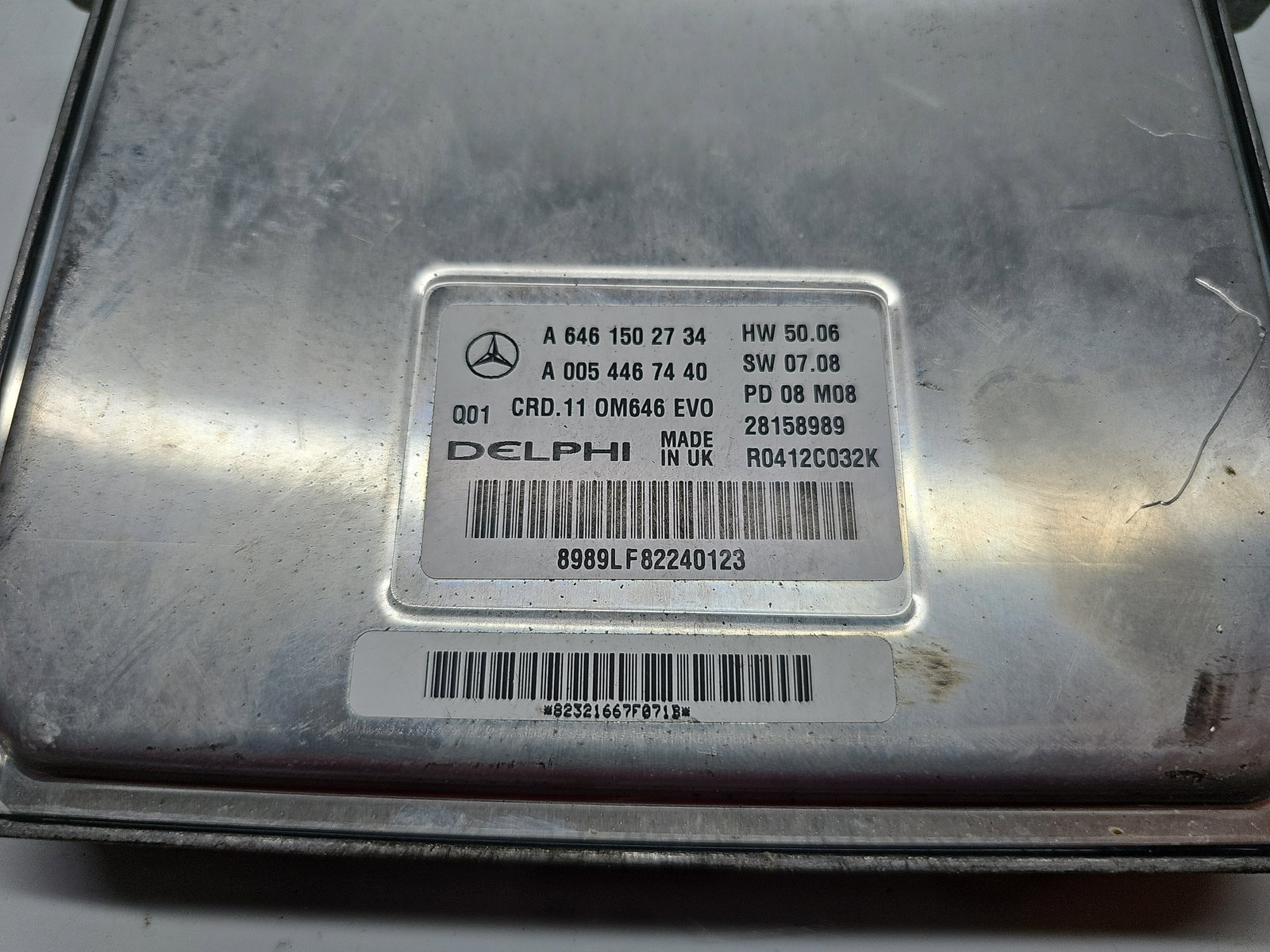 Calculator motor ECU Mercedes Clasa C (W204) [Fabr 2007-2014] A6461502734 2.2 CDI 646811 125KW / 170CP - imagine 4