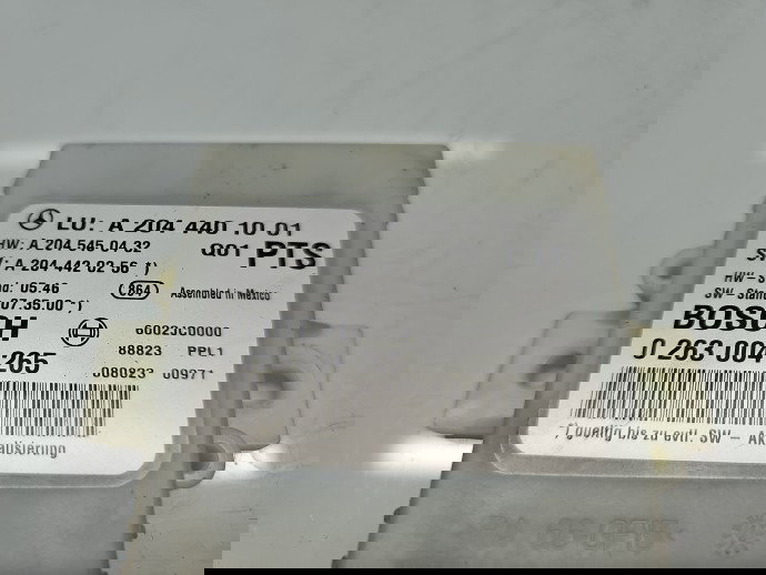 Modul confort Mercedes Clasa C (W204) [Fabr 2007-2014] A2044401001