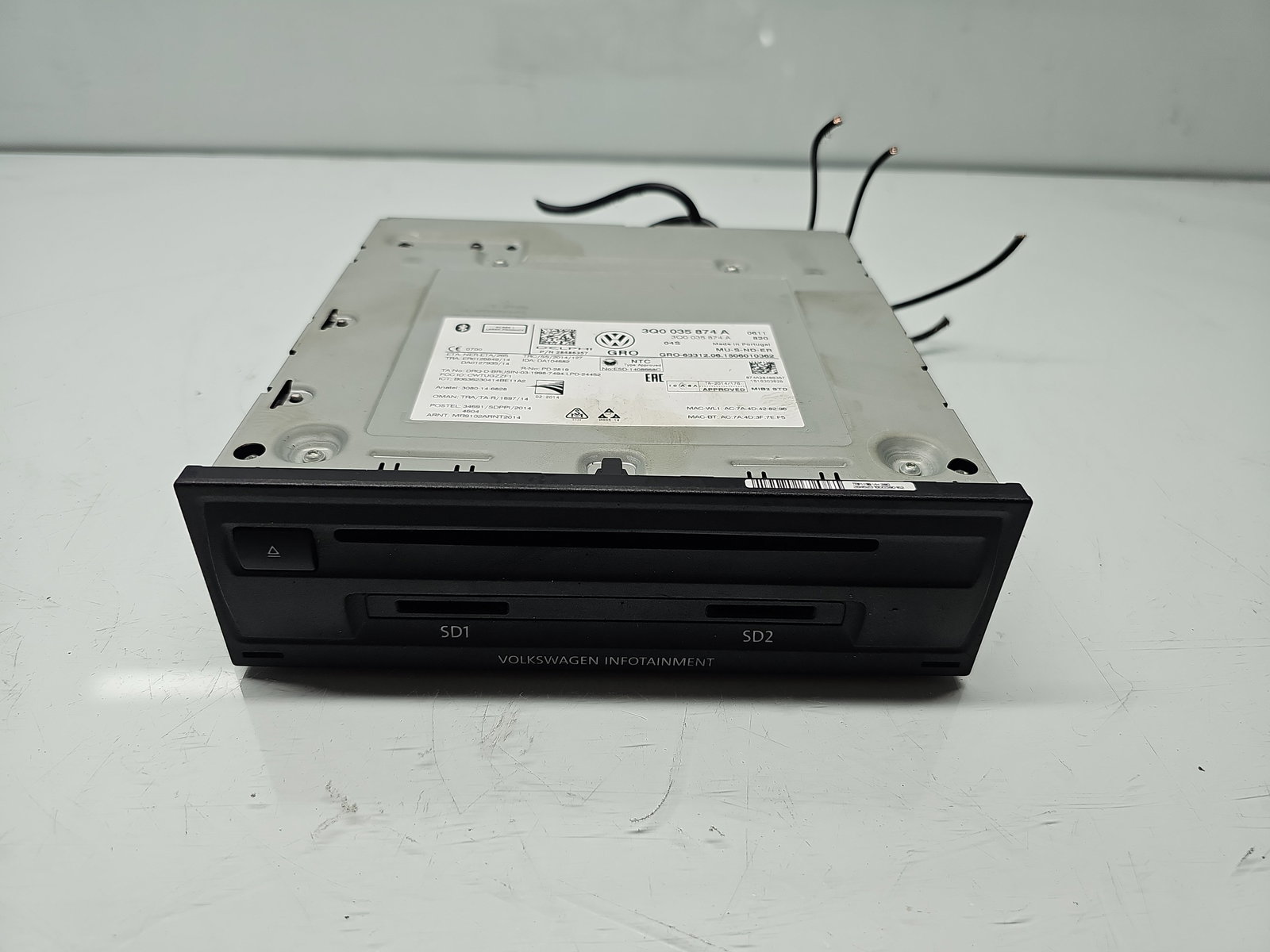 Unitate multimedia Volkswagen Passat B8 (3G2) [Fabr 2015-prezent] 3Q0035874A - imagine 1