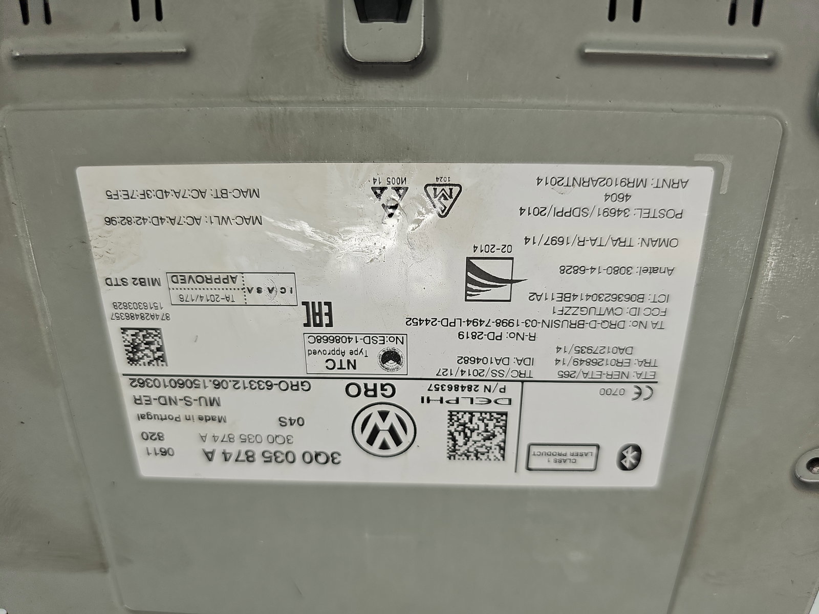 Unitate multimedia Volkswagen Passat B8 (3G2) [Fabr 2015-prezent] 3Q0035874A - imagine 5