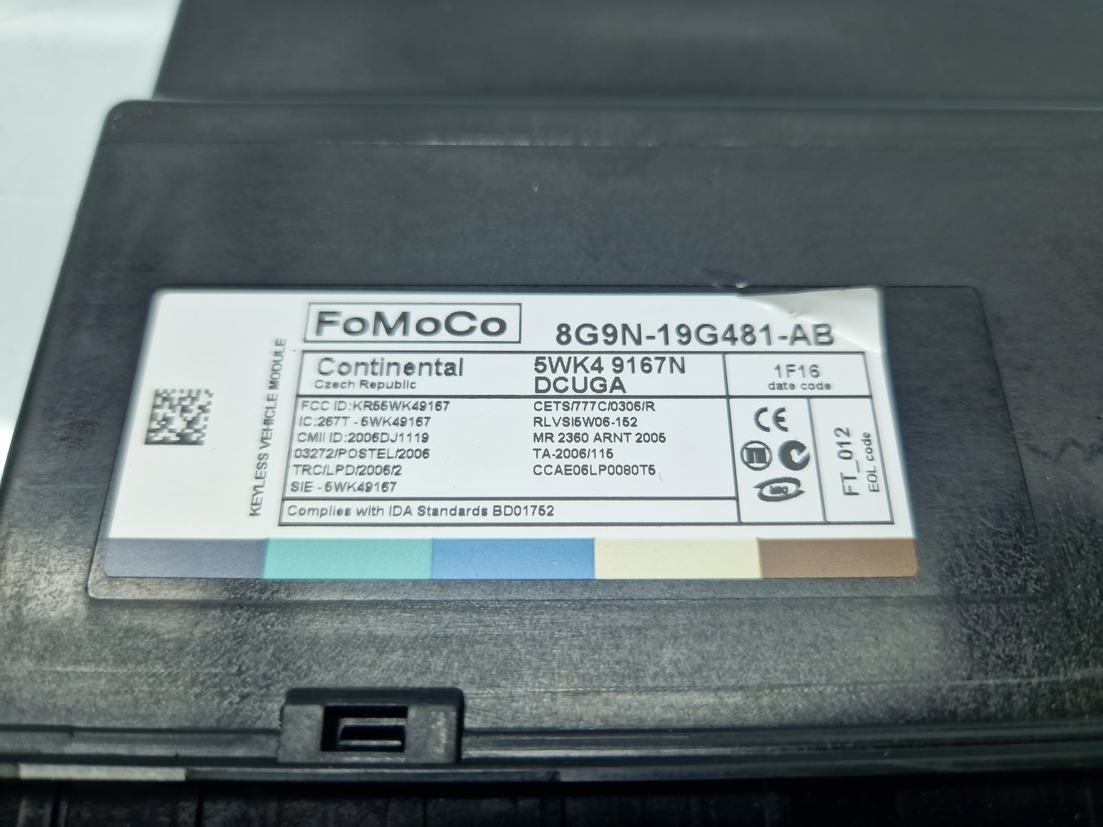 Modul confort Jaguar XF (X250) [Fabr 2008-2015] Facelift 8G9N-19G481-AB - imagine 5