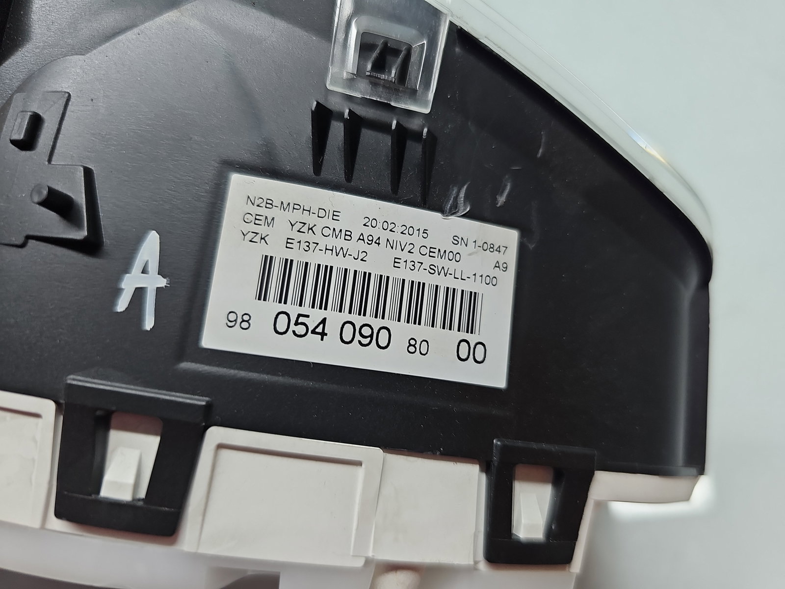 Ceas bord PEUGEOT 2008 [Fabr 2013-prezent] 9805409080 - imagine 5