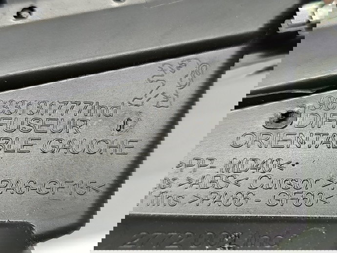 Grila aerisire stanga PEUGEOT 2008 [Fabr 2013-prezent] 9633131777