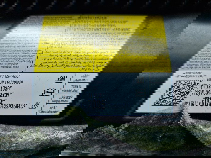 Airbag pasager Opel Astra J [Fabr 2009-2015] 12847035