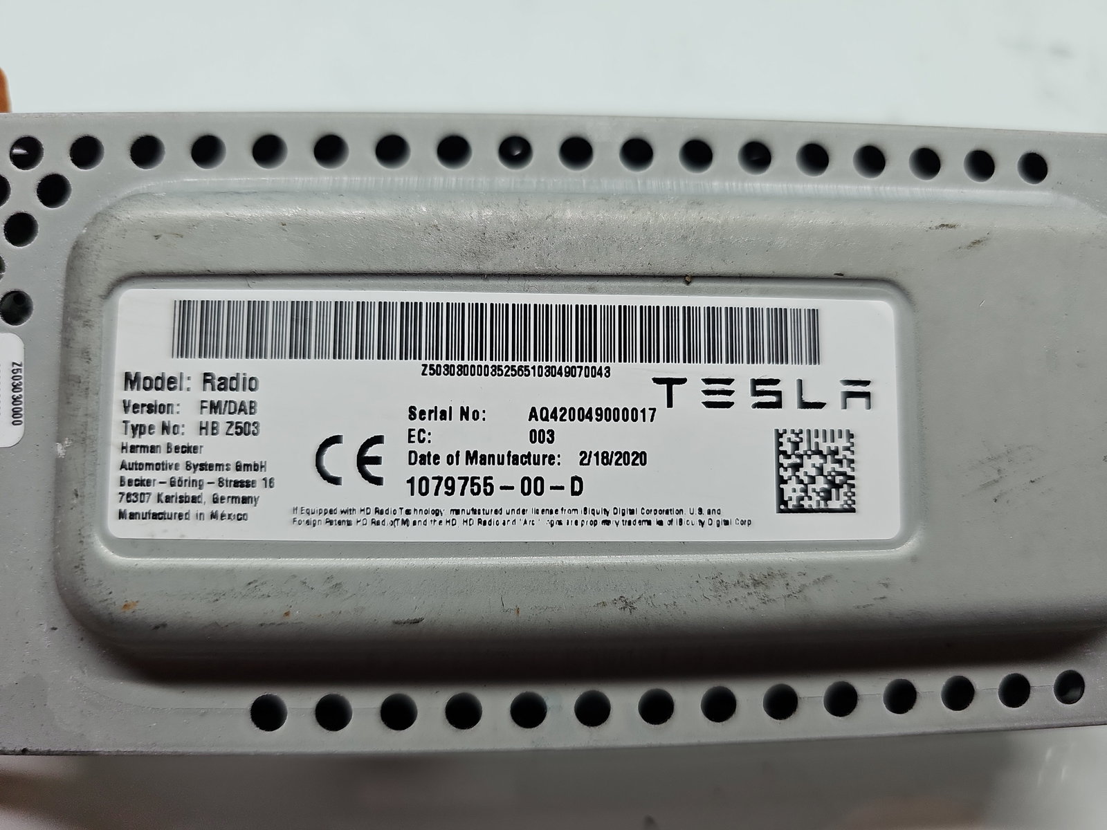 Modul confort TESLA Model 3 [Fabr 2020-2025] 1079755-00-D - imagine 4