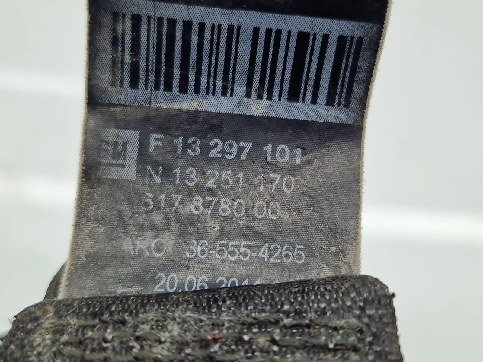 Centura dreapta fata Opel Astra J [Fabr 2009-2015] 13297101 - imagine 6