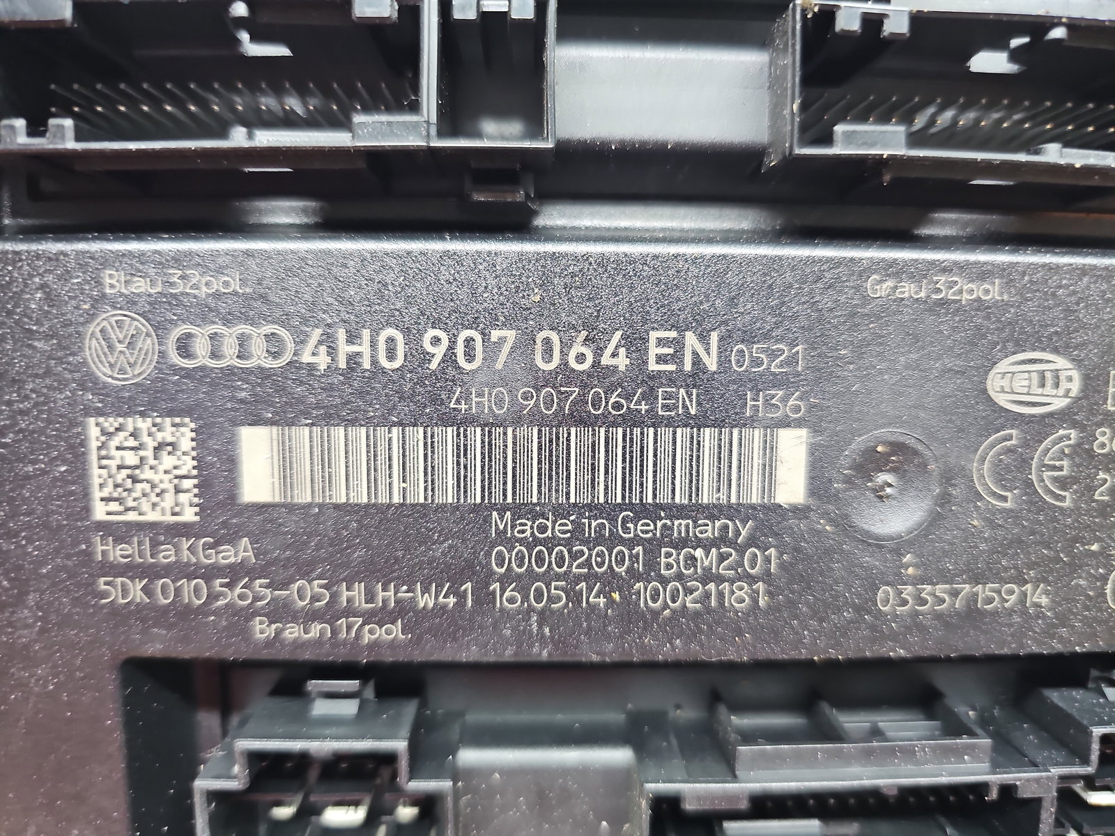 Modul confort AUDI A6 (4G2, C7) S-line [Fabr 2012-2017] 4H0907064EN - imagine 4