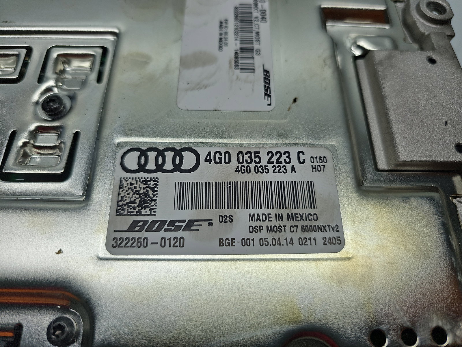 Amplificator audio AUDI A6 (4G2, C7) S-line [Fabr 2012-2017] 4G0035223C - imagine 5