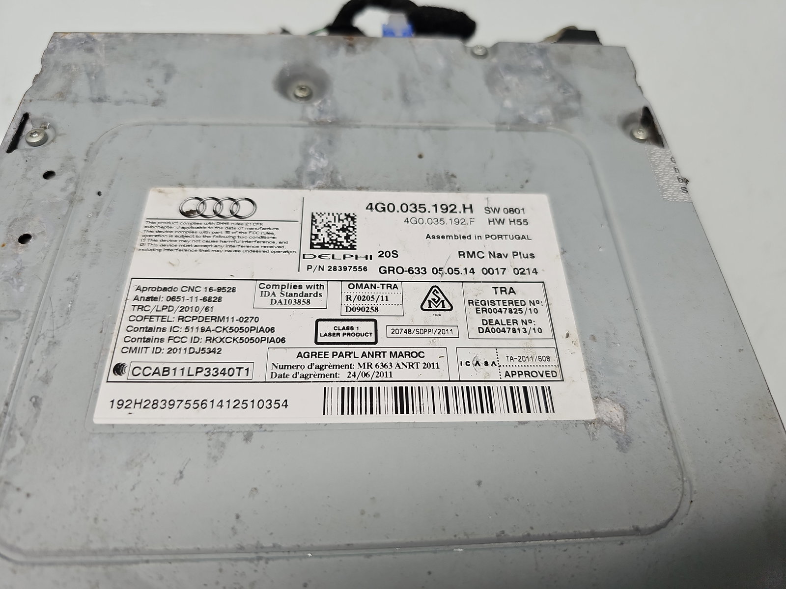 Unitate multimedia AUDI A6 (4G2, C7) S-line [Fabr 2012-2017] 4G0035192H - imagine 5