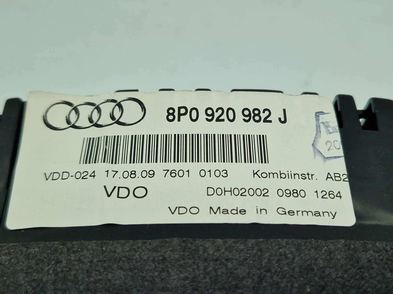 Ceas bord AUDI A3 (8P1) [Fabr 2003-2012] 8P0920982J - imagine 6