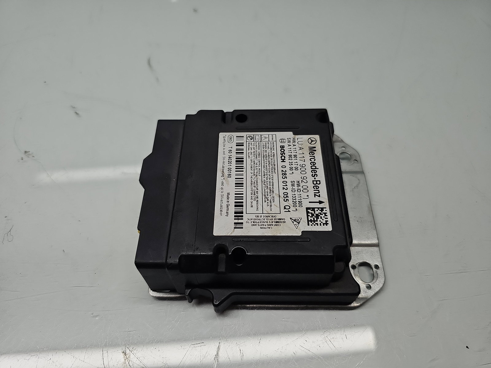 Calculator airbag Mercedes Clasa A (W176) [Fabr 2012-2018] A1179009200 1.5 CDI 607951 80KW / 109CP - imagine 1