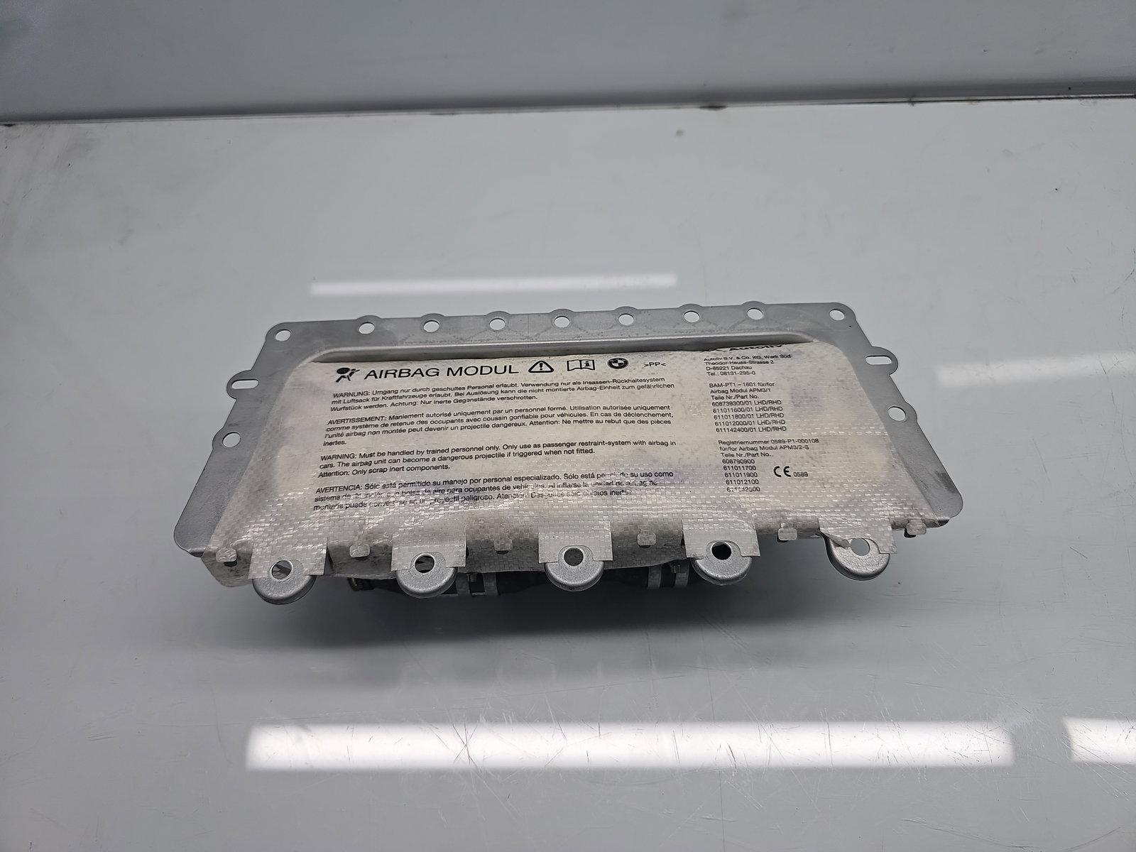 Airbag pasager Bmw 5 (F10) [Fabr 2011-2016] 9230399 - imagine 1