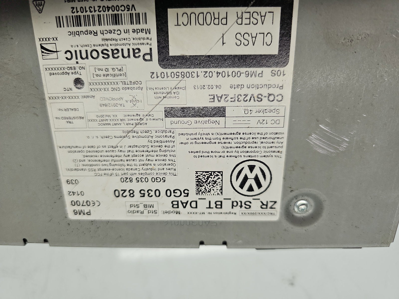 Unitate multimedia Volkswagen Golf 7 (5G) [Fabr 2014-prezent] 5G0035820 - imagine 5