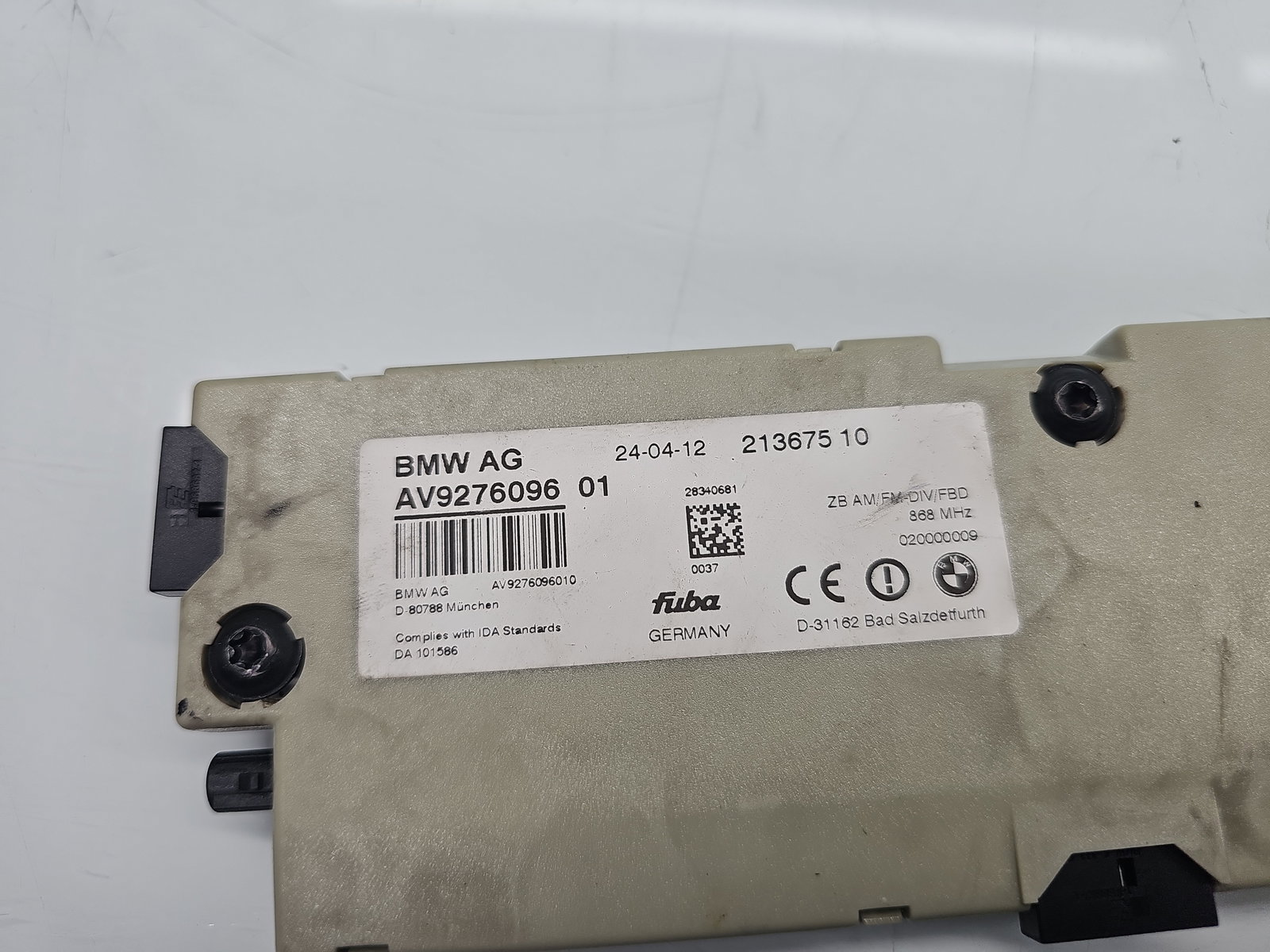 Modul confort Bmw 5 (F10) [Fabr 2011-2016] 9276096 - imagine 6