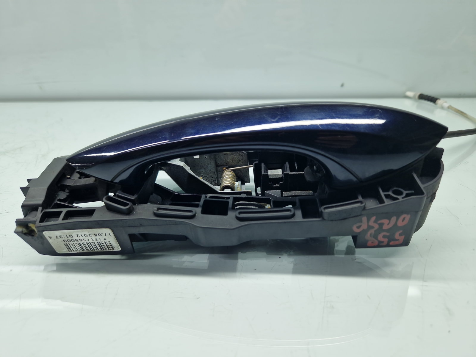 Maner usa dreapta spate Bmw 5 (F10) [Fabr 2011-2016] Berlina Pachet M 416 Carbonschwarz Mc - imagine 1