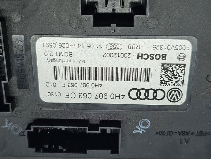  Modul confort  AUDI A7 (4GA) [Fabr 2011-2017] 4H0907063CF