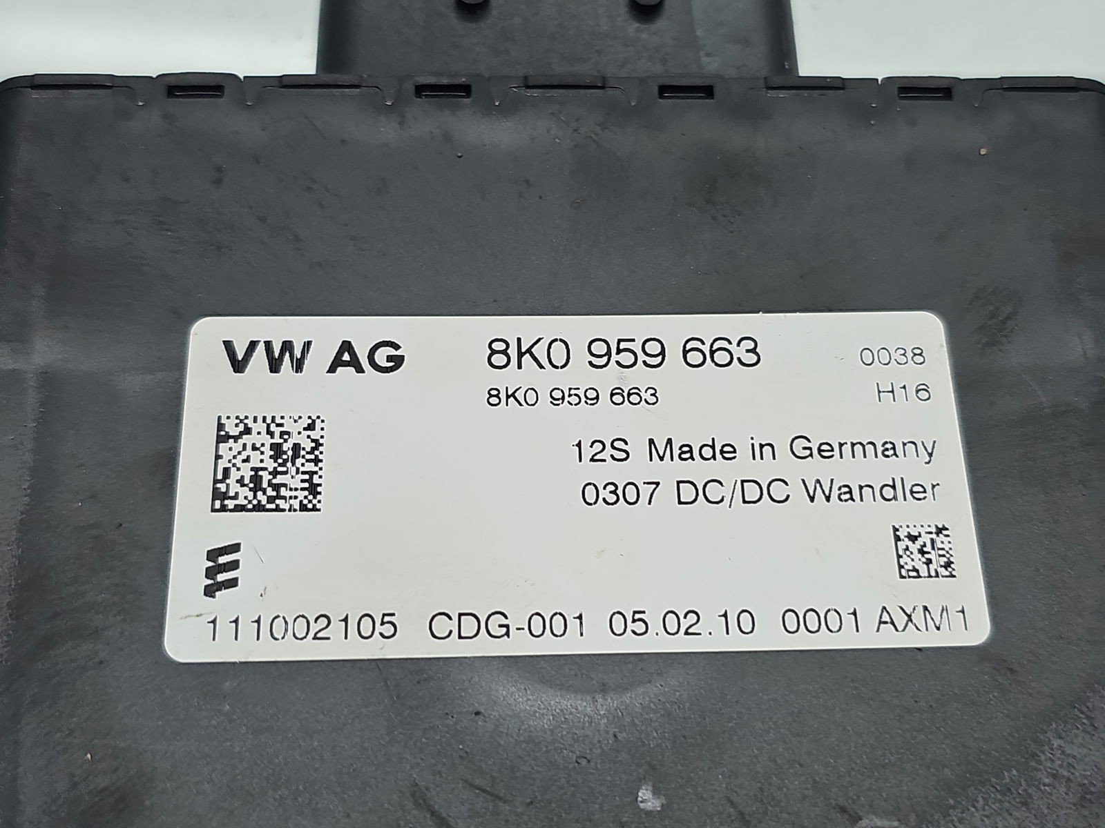 Modul confort AUDI A4 (8K2, B8) [Fabr 2008-2015] 8K0959663 - imagine 2