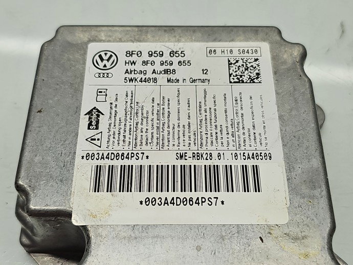 Calculator airbag  AUDI A4 (8K2, B8) [Fabr 2008-2015] 8F0959655 2.0 TDI CAHA 125KW / 170CP