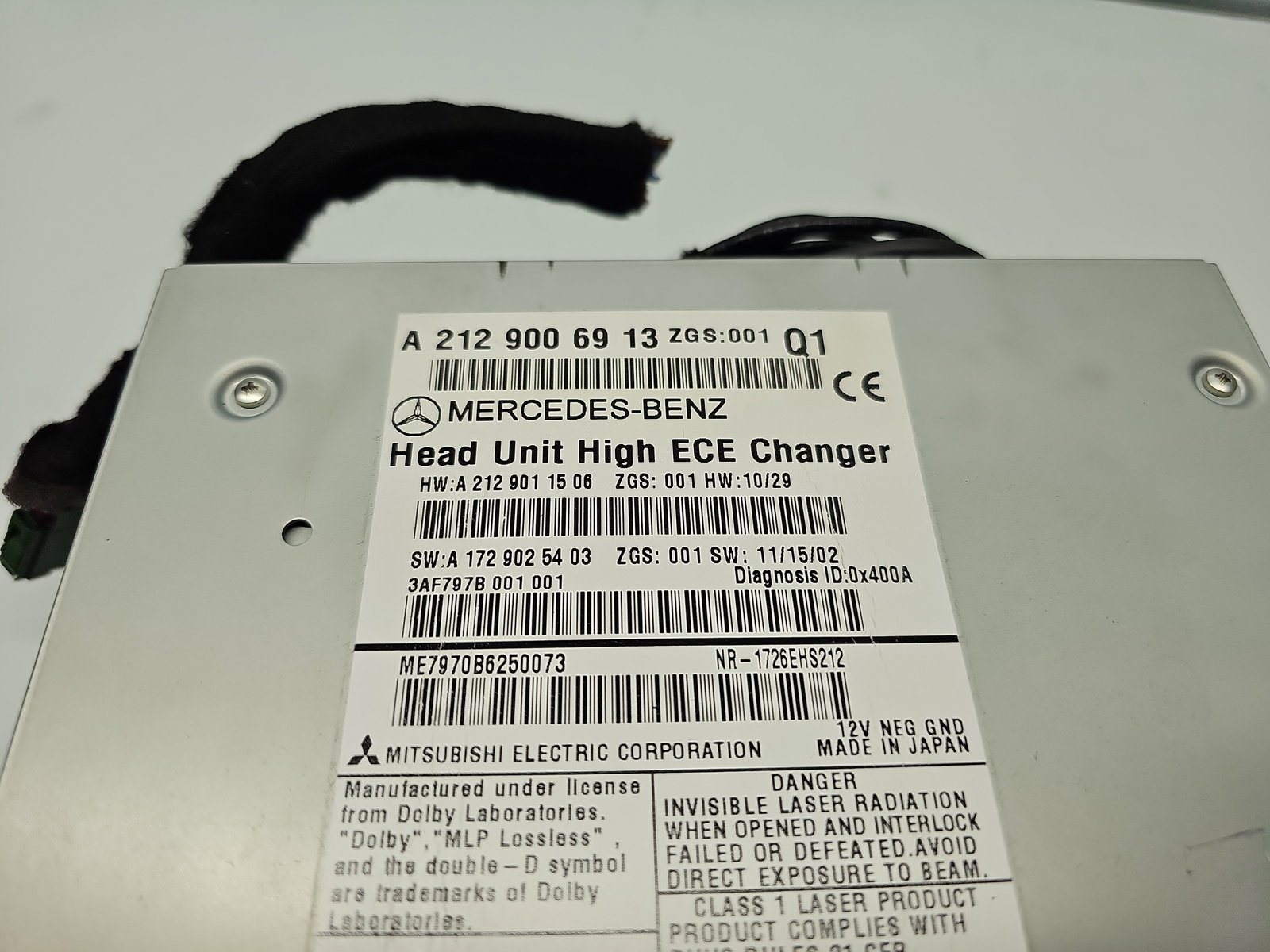 Radio CD cu navigatie Mercedes Clasa E (W212) [Fabr 2009-2016] A2129006913 - imagine 5