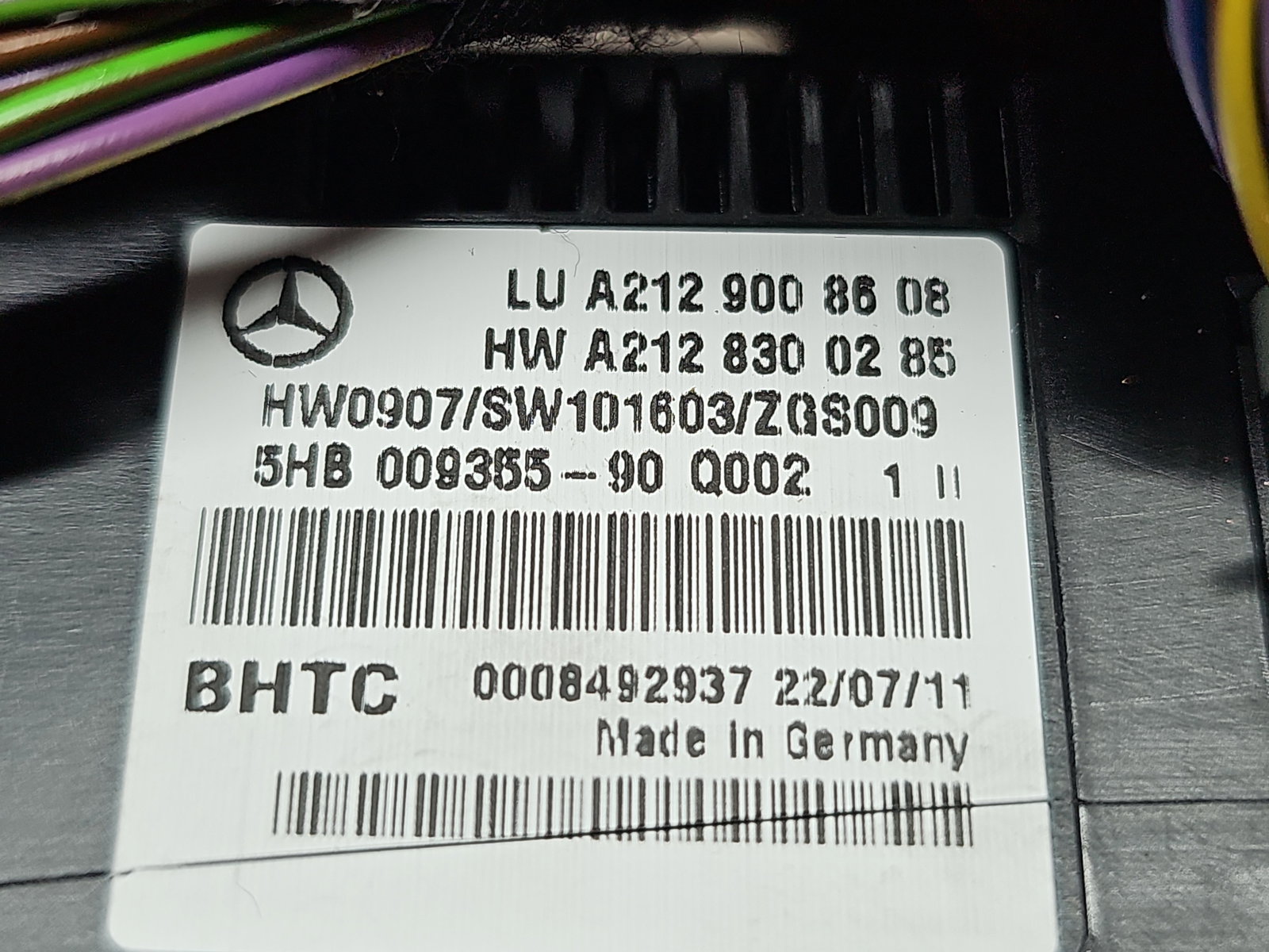 Panou comanda clima Mercedes Clasa E (W212) [Fabr 2009-2016] A2129008608 - imagine 6