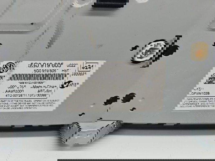 Radio CD cu navigatie Volkswagen Golf 7 (5G) [Fabr 2014-prezent] 5G0919605