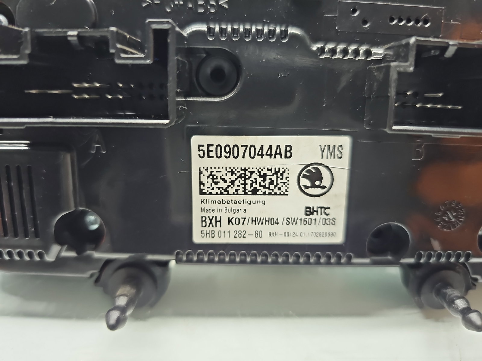 Panou comanda clima Skoda Octavia 3 (5E3) [Fabr 2012-2020] 5E0907044AB - imagine 5