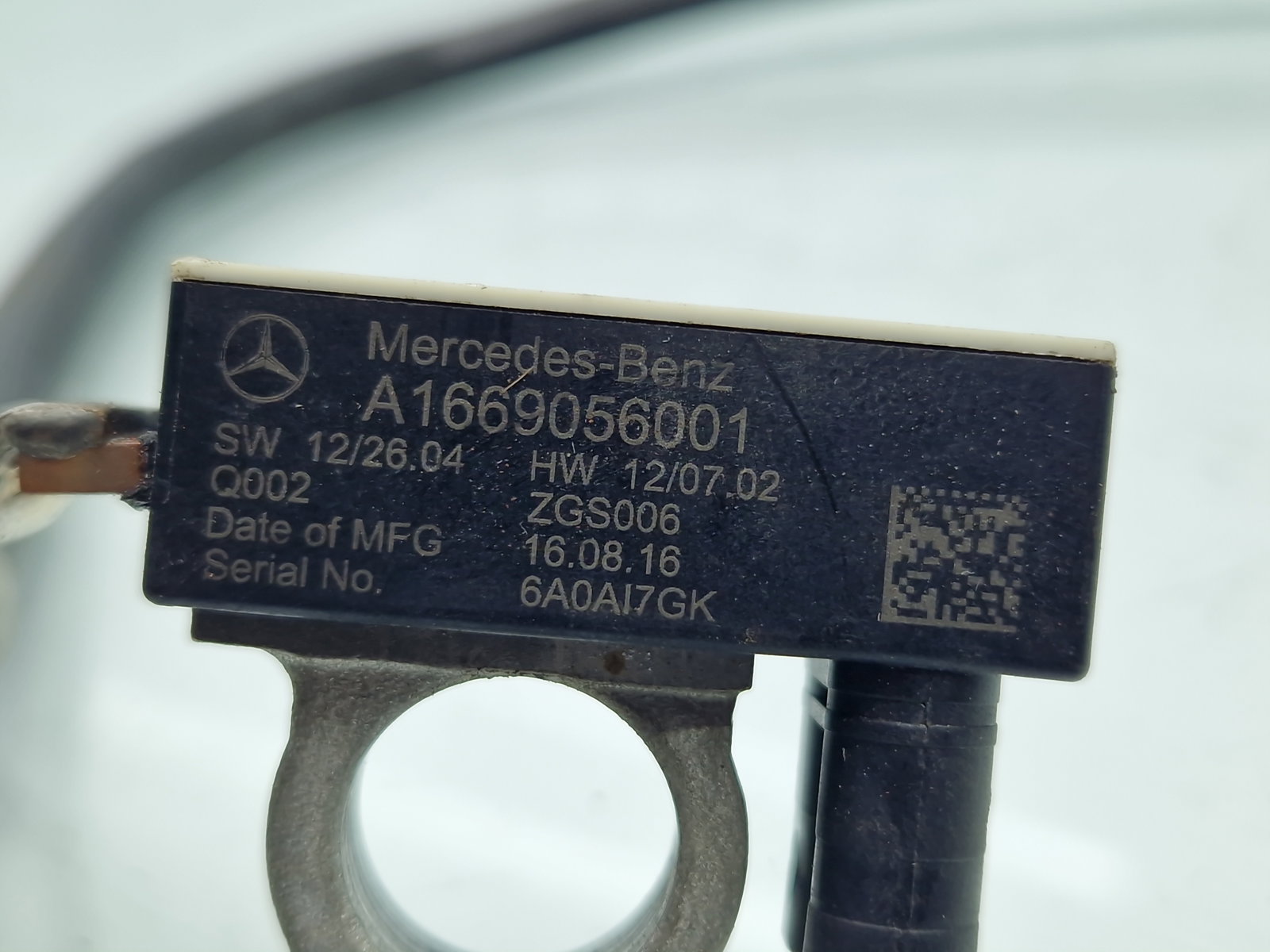 Borna baterie (-) Mercedes Clasa A (W176) [Fabr 2012-2018] A16690556001 - imagine 5