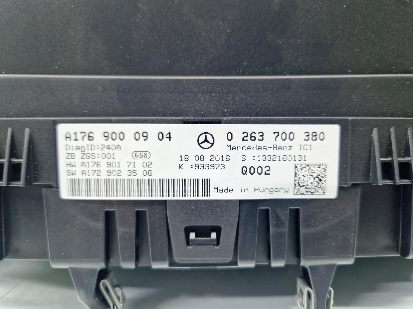 Ceas bord Mercedes Clasa A (W176) [Fabr 2012-2018] A1769000904 - imagine 7