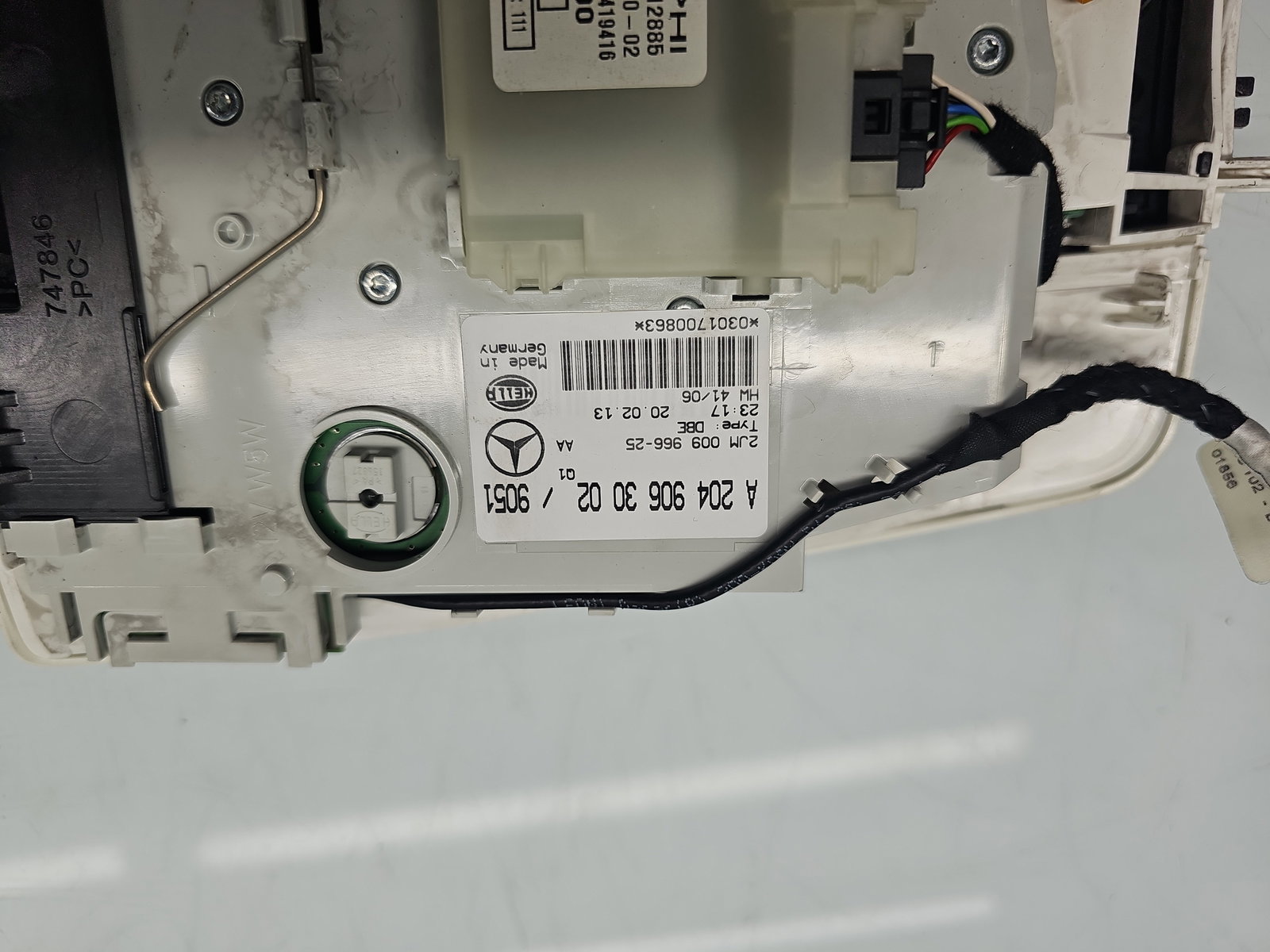 Plafoniera fata Mercedes Clasa C (W204) [Fabr 2007-2014] Berlina Facelift, AMG A2049063002 - imagine 5