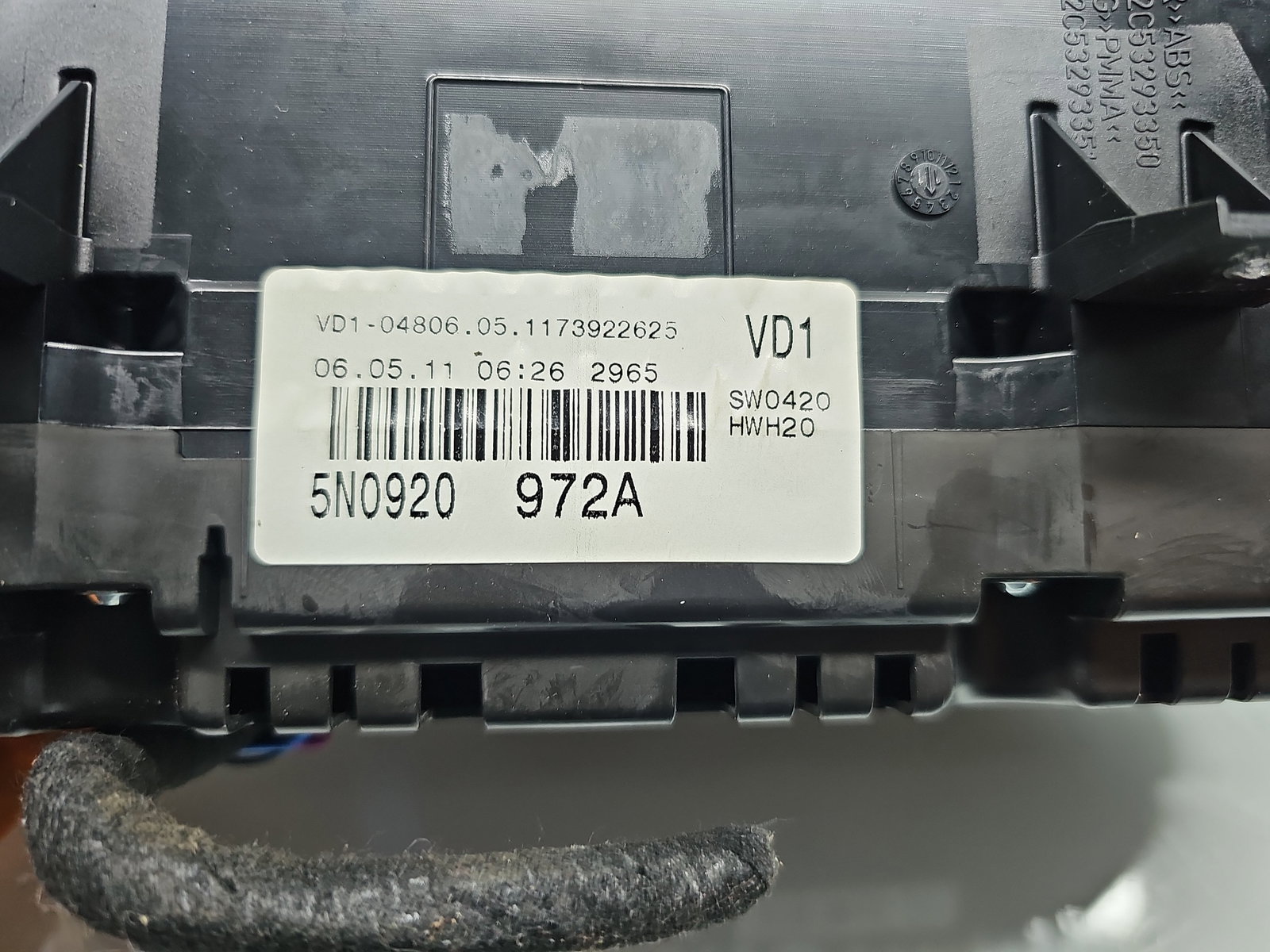 Ceas bord Volkswagen Tiguan (5N) [Fabr 2007-2016] 5N0920972A - imagine 5