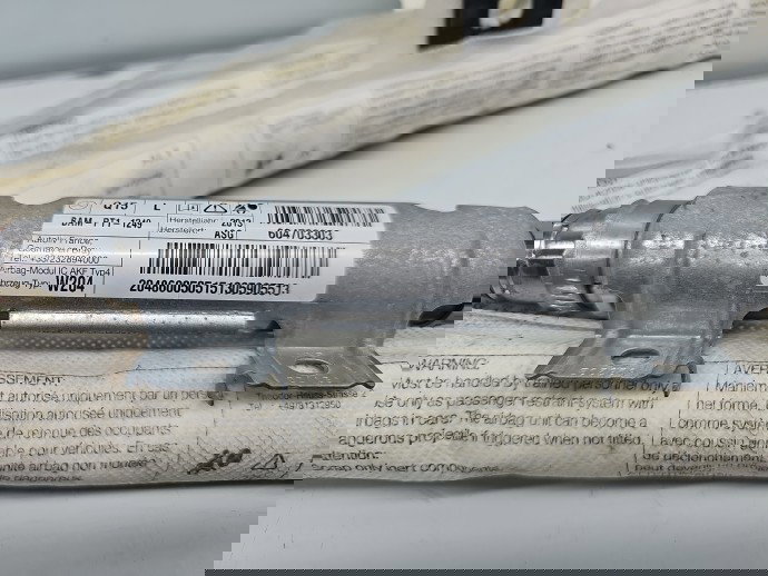 Airbag cortina stanga Mercedes Clasa C (W204) [Fabr 2007-2014] 604703303