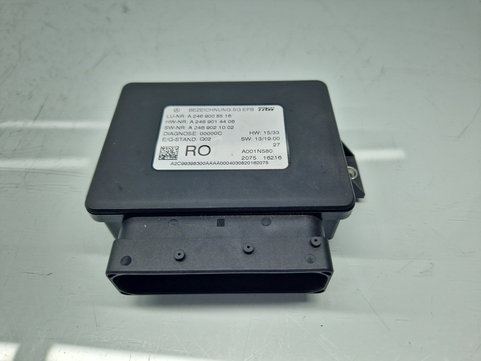 Calculator frana de mana Mercedes Clasa A (W176) [Fabr 2012-2018] A2469008516 1.5 CDI 607951 80KW / 109CP - imagine 1